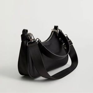 Mango Double Handle Baguette Bag